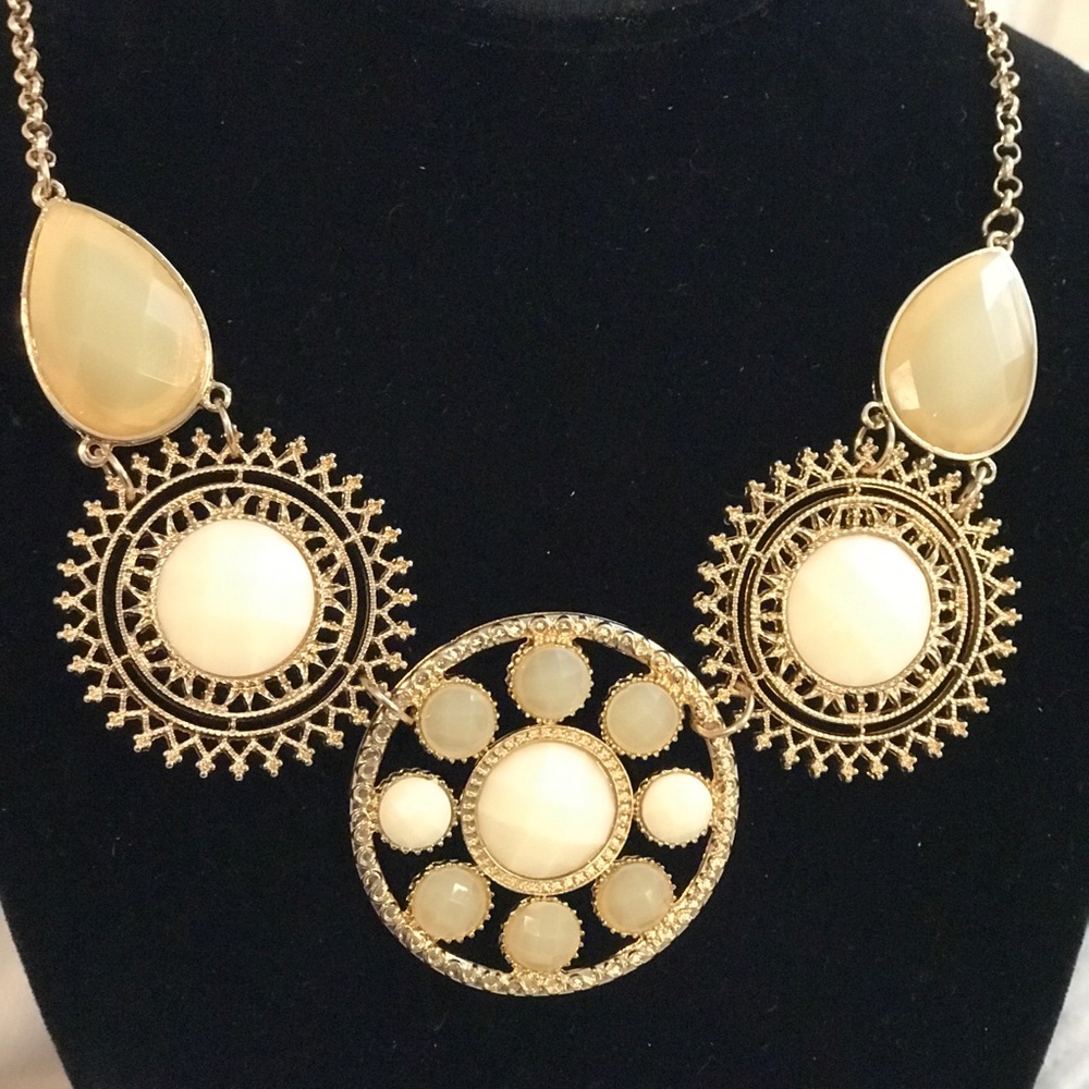 Kaui multi stone statement necklace